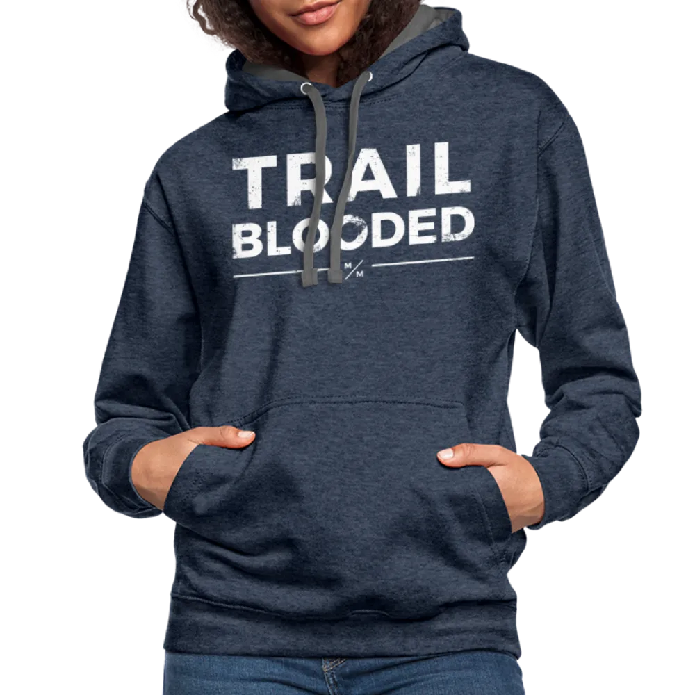 Trail Blooded- Unisex Contrast Hoodie