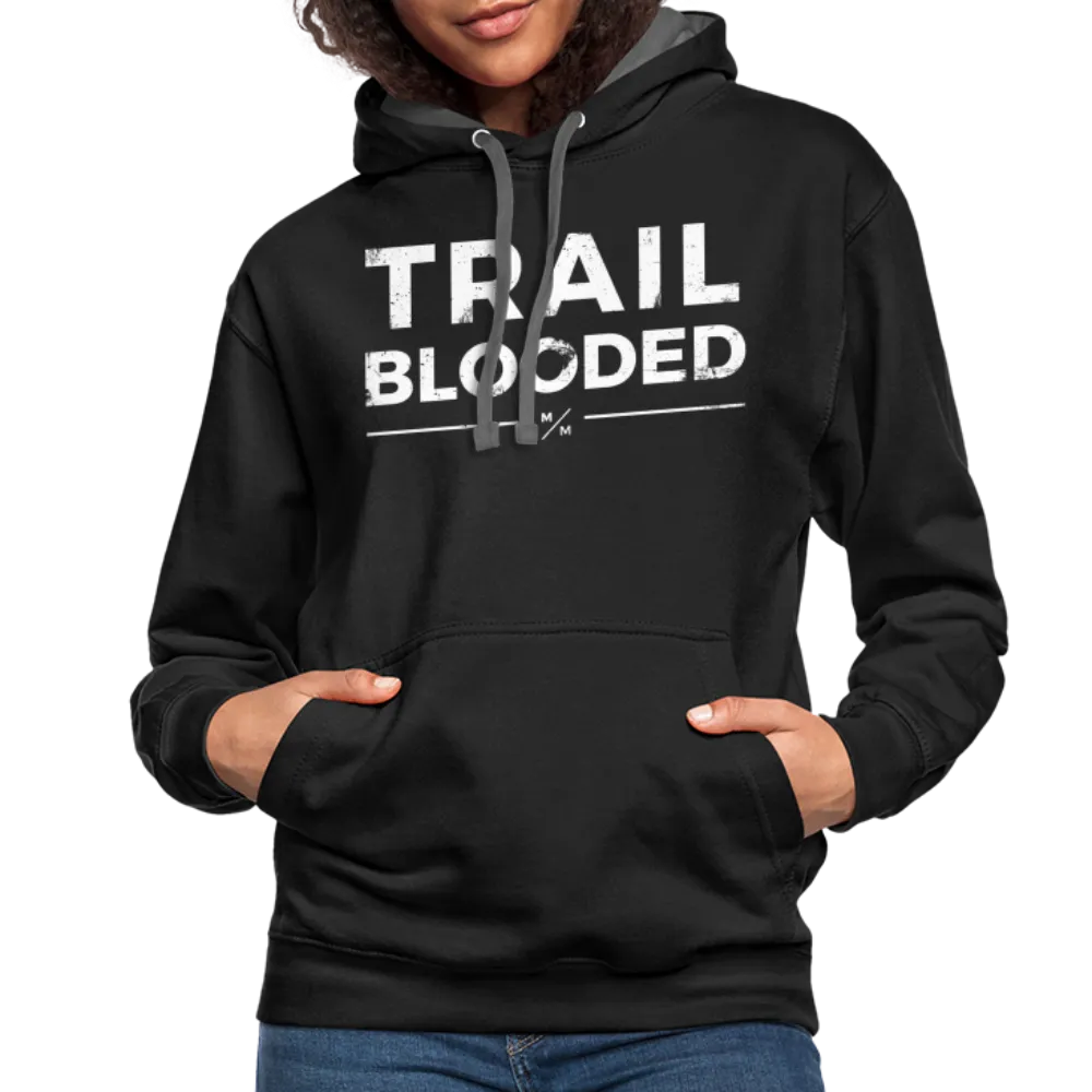 Trail Blooded- Unisex Contrast Hoodie