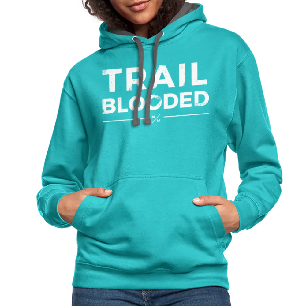 Trail Blooded- Unisex Contrast Hoodie