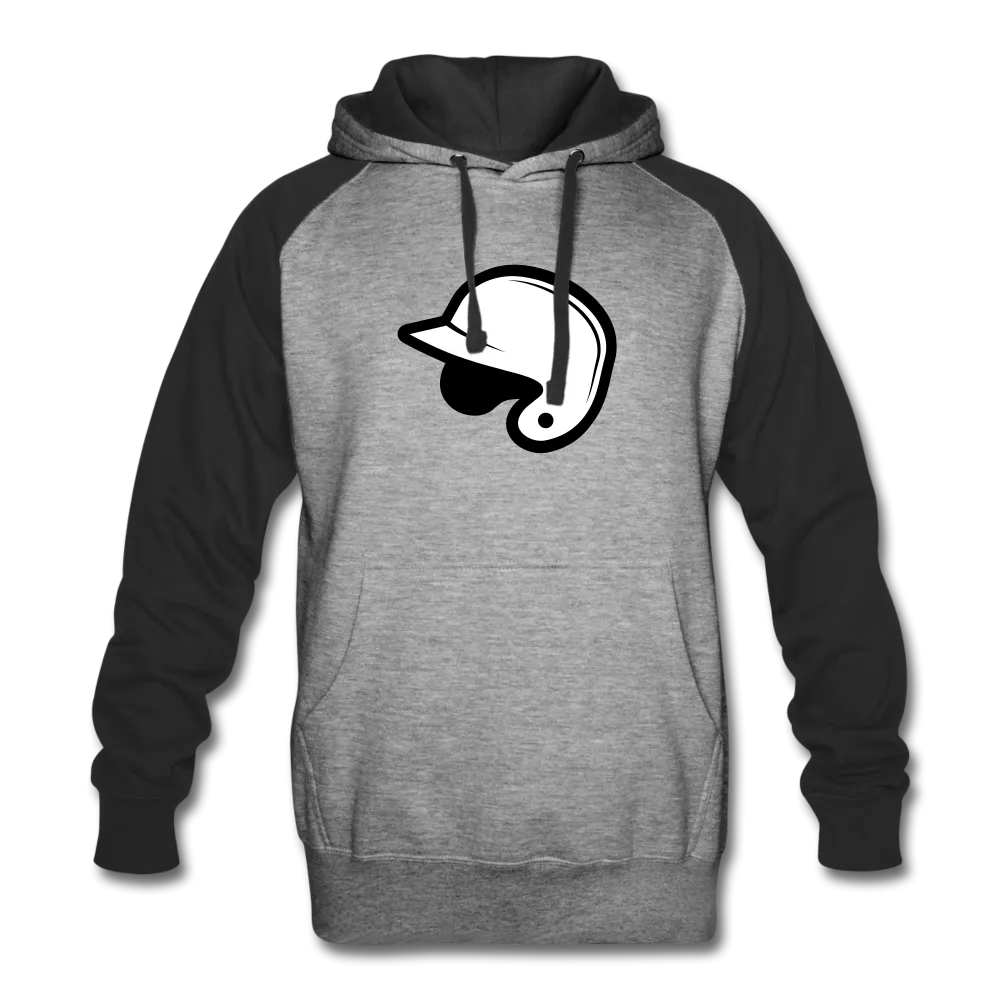 UNISEX BASEBALL HELMET Colorblock Hoodie