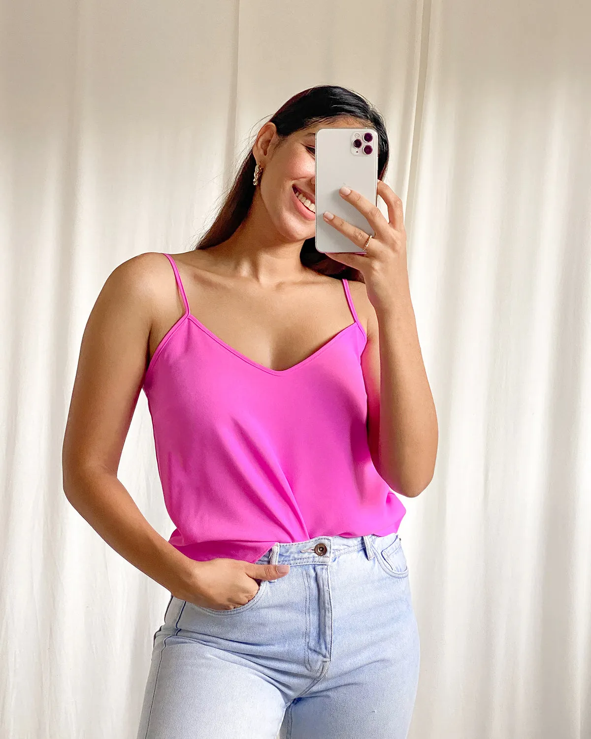 V Neck Cami Top
