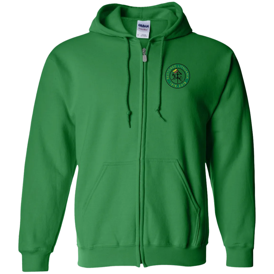 Vytis Restored - Men/Women Unisex Comfort Full-Zip Hoodie