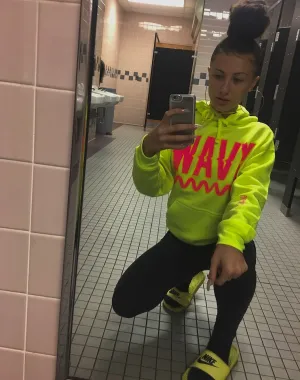 Wavy | Safety Yellow Hoodie