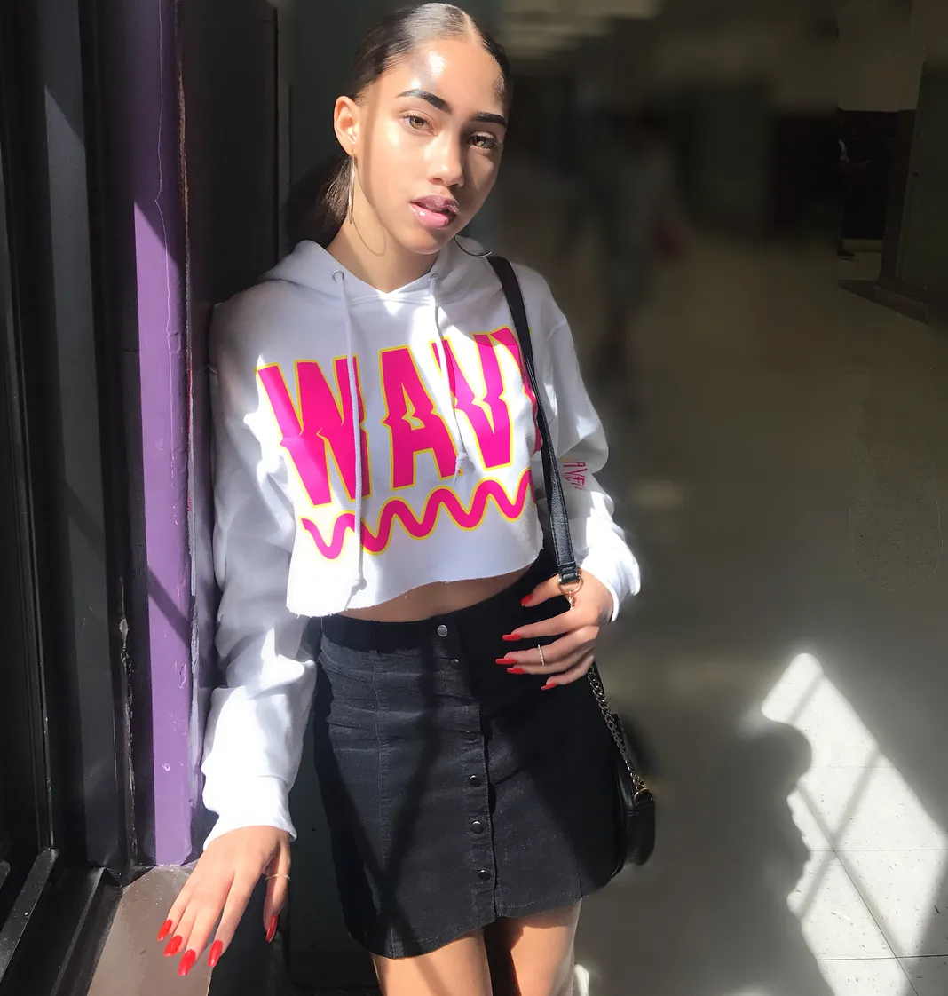 Wavy | White Hoodie