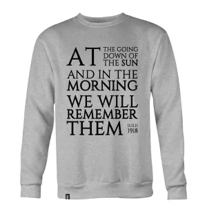 WE WILL REMEMBER THEM PT SWEAT