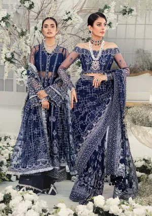 Wedding Festive '22 - Look 10 |  AIK Atelier Wedding Festive Unstitched Luxury Collection 2022 | Embroidered Net Organza Suits