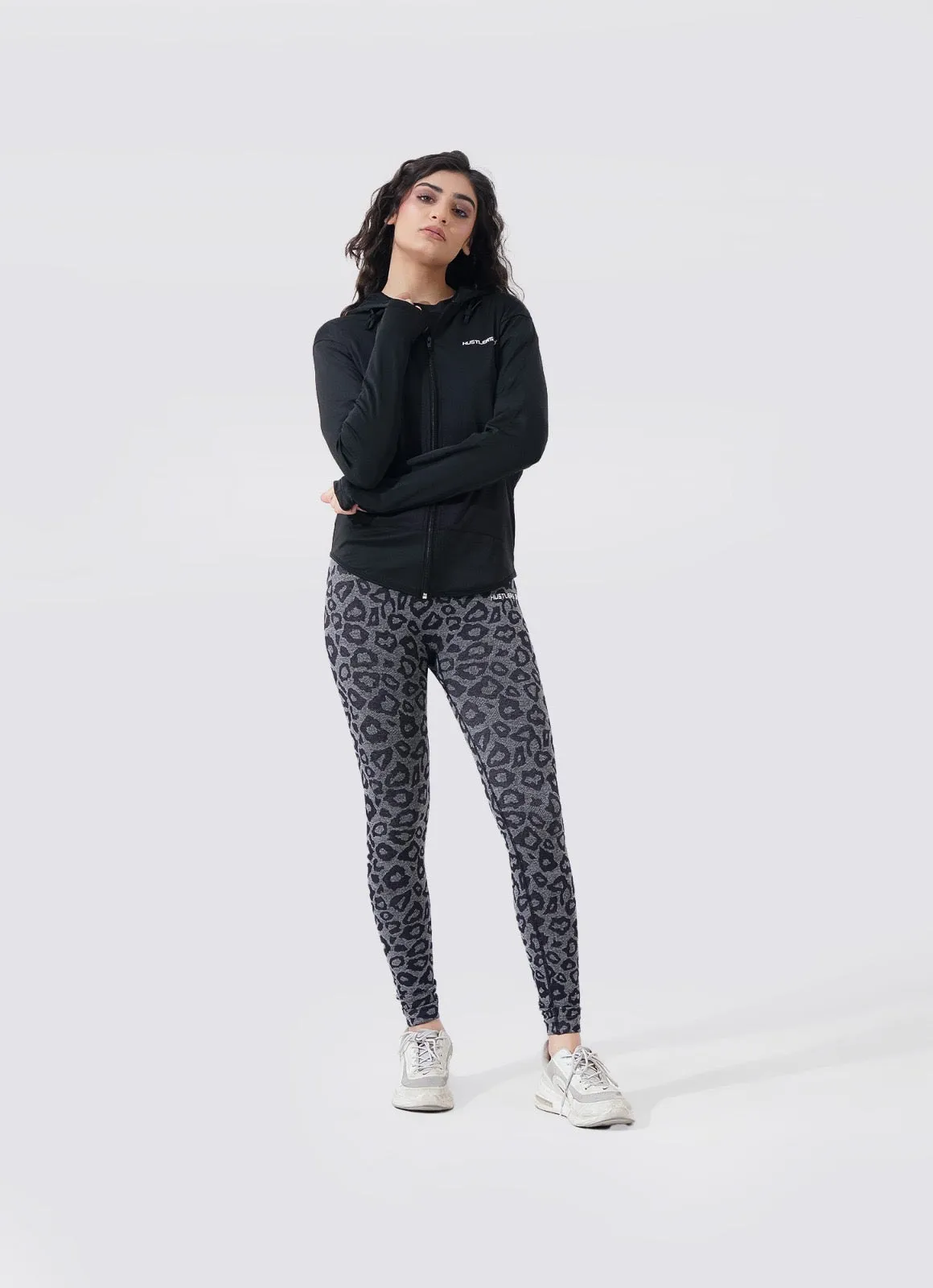 Women Sleek Hoodie - Black
