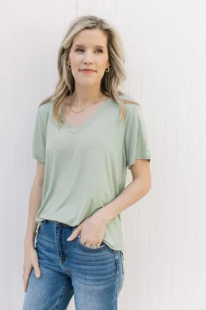X Light Sage Tee