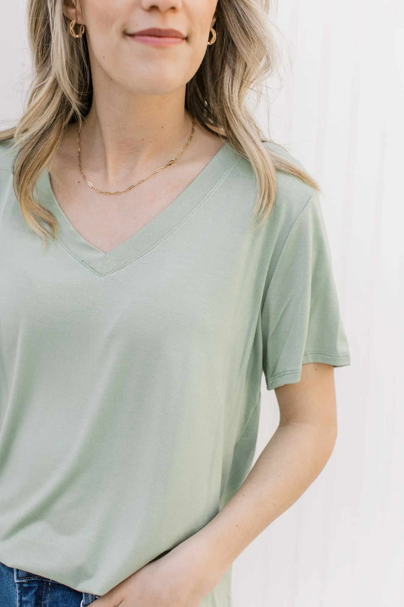 X Light Sage Tee