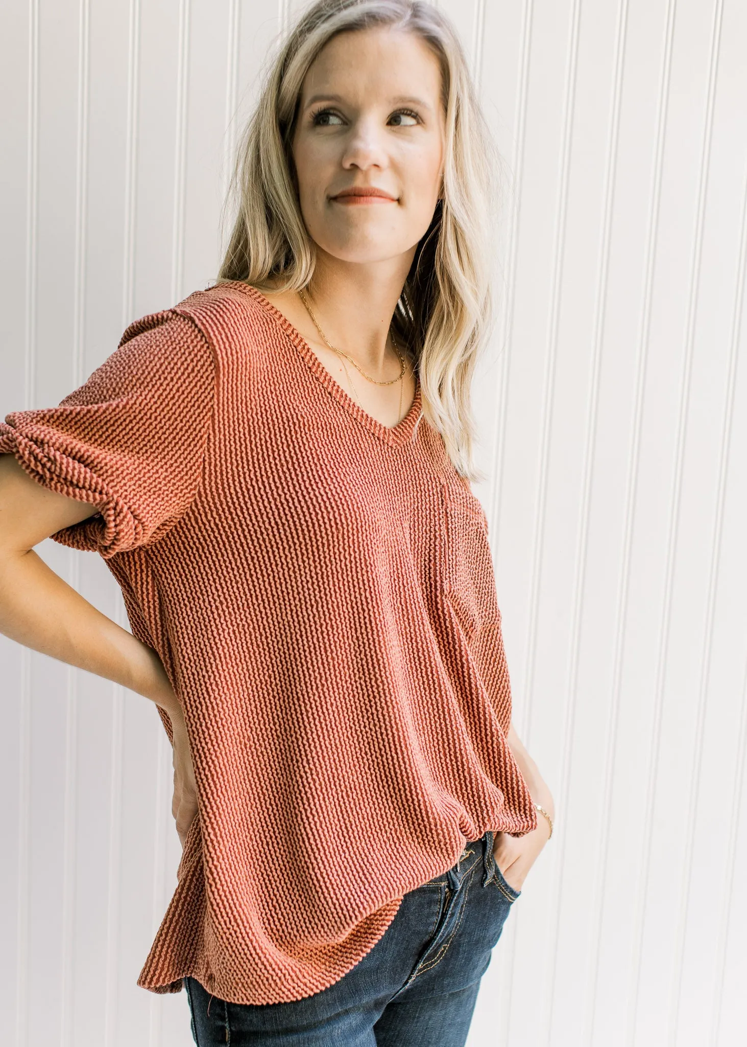 X Rust Corded Tee