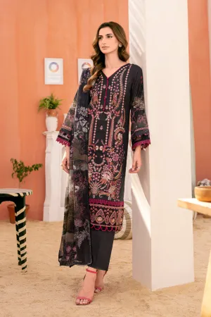 Y-703 |  Ramsha Riwayat Luxury Lawn Vol 7 Collection | Unstitched Lawn Embroidered Suits