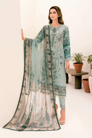 Y-709 |  Ramsha Riwayat Luxury Lawn Vol 7 Collection | Unstitched Lawn Embroidered Suits